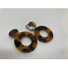 Boucles d’oreilles écaille de tortue