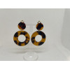 Boucles d’oreilles écaille de tortue