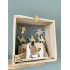 Crèche de Noël - sable