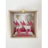 Crèche de Noël - rose