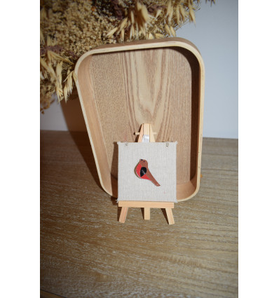 Broche rouge gorge