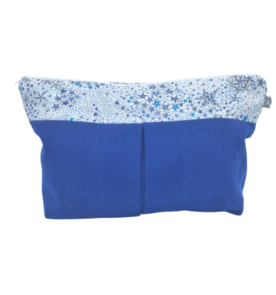 Trousse de toilette plissée