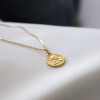 Médaille ange à personnaliser plaqué or