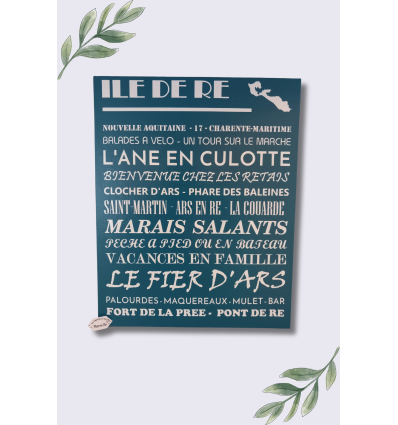 Tableau Ile de Ré
