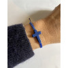 Bracelet croix macramé