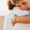 Bracelet chaine enfant personnalisable - trèfle