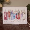 Affiche personnalisée saints de la famille