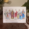 Affiche personnalisée saints de la famille