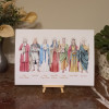 Affiche personnalisée saints de la famille