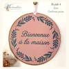 Médaillon "Bienvenue à la maison" 15 cm