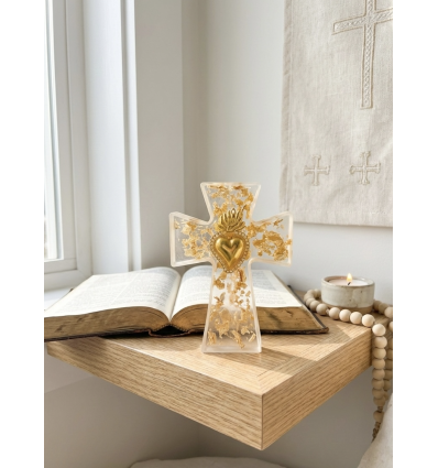Croix Epoxy Sacré Coeur - décors