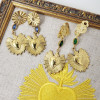 Boucles d'oreilles Sacré-Cœur "Marguerite-Marie"