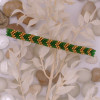 Barrette vert émeraude