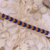 Barrette bleu cobalt