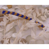 Barrette bleu cobalt ouverte