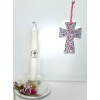 Croix Liberty Eloïse rose dragé - décors