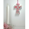 Croix Liberty Wiltshire corail et rose - décors