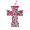 Croix Liberty Wiltshire corail et rose - face