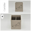 EN STOCK * Boîtier pause lunettes avec 2 compartiments