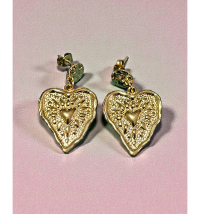 Boucles d’oreilles “Cœurs Bénis”