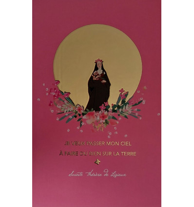 Lot de 10 Images Sainte Thérèse de Lisieux - dorure