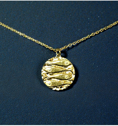 Collier Poissons d'or sacrés