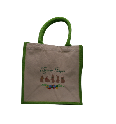 Panier de Pâques - modèle Joyeuses pâques