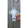 Croix Catholique en bois, symbole de foi et décoration chrétienne