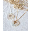 Collier Coeur et Mini Croix