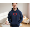 Sweat Croix & Cœur d’Amour