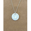 Pendentif Chat/Papillon sur Nacre