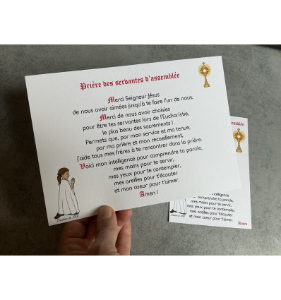 Prière des servantes d’assemblée