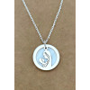 Pendentif Vierge/Enfant Argent Nacre