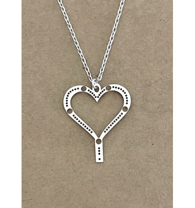 Pendentif Chapelet Coeur