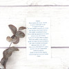 Signets marque pages Memento, Carte In Memoriam