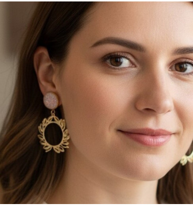 Boucles d'oreilles Aura sacrée