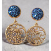 Boucles d’oreilles Filigrane Céleste