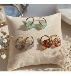 Boucles d’oreilles Fleur de Lumière