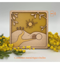 Cadre chrétien Vers la Lumière : accès Bible & méditations