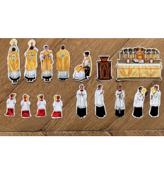 Lot de personnages - La messe aimantée extraordinaire