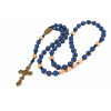 Chapelet catholique en bois, fait main et personnalisable : couleurs, médaille, croix et prénoms.