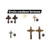 Chapelet catholique en bois, fait main et personnalisable : couleurs, médaille, croix et prénoms.