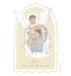 Jésus doux et humble de coeur - brun