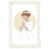 Signet communion - fille brune