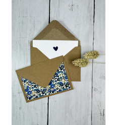 Set de 6 mini cartes Coeur avec enveloppes