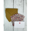 Set de 6 mini cartes Coeur avec enveloppes