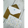Set de 6 mini cartes Coeur avec enveloppes