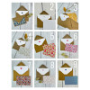 Set de 6 mini cartes Coeur avec enveloppes
