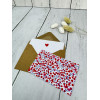 Set de 6 mini cartes Coeur avec enveloppes
