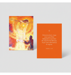 Carte Sacr&eacute;-C&oelig;ur de J&eacute;sus